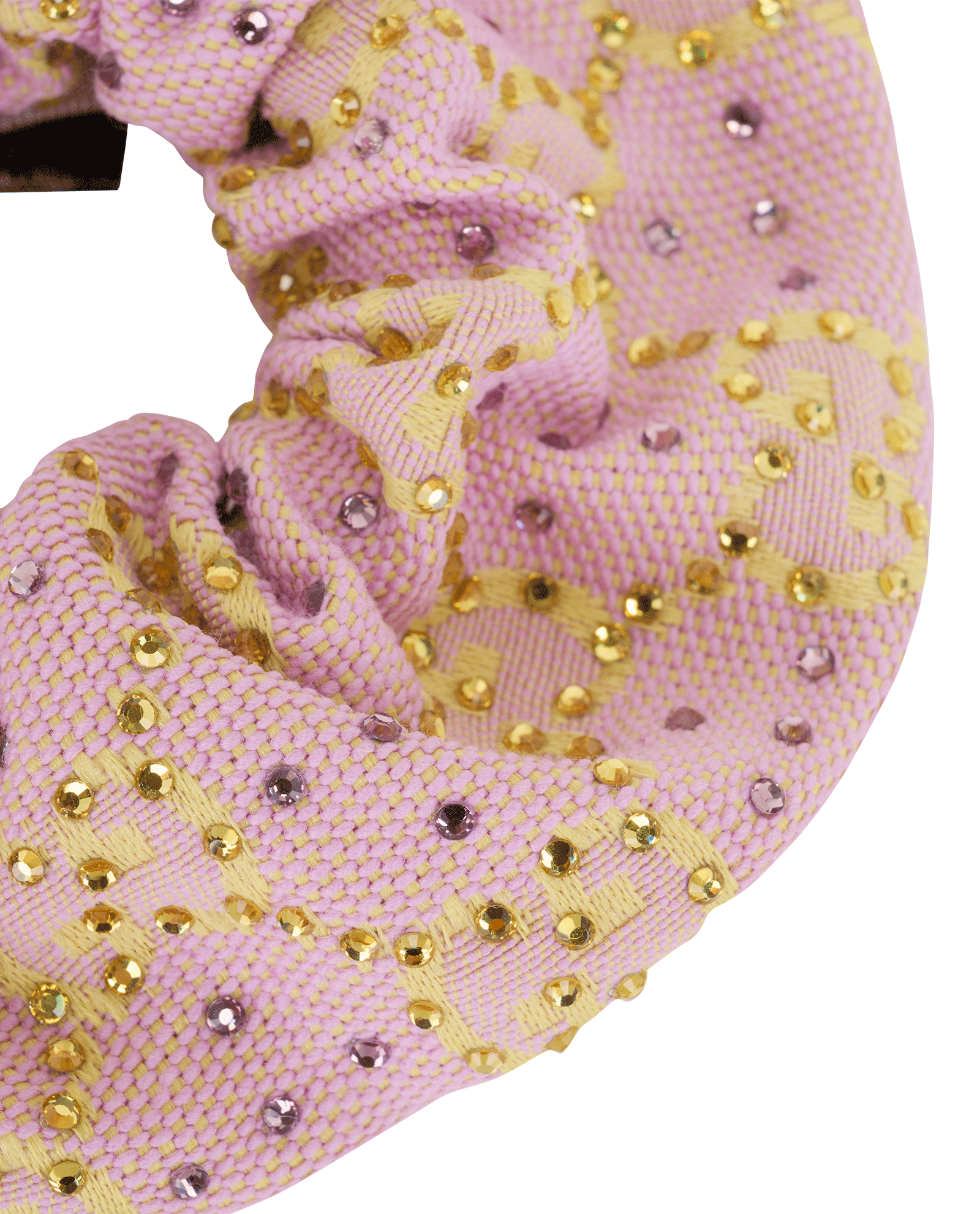 Gucci GG Embellished Scrunchie, &pound;110, Accessories, Pink, Cotton, Other view